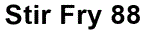 Stir Fry 88 logo